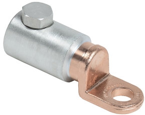 Медно-алюминиевый механический наконечник со срывными болтами АММН 120-185 до 1 кВ