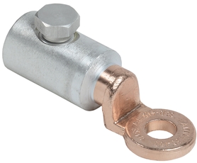 Алюминиевый механический наконечник со срывными болтами АМН 35-150 до 35 кВ