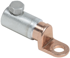 Медно-алюминиевый механический наконечник со срывными болтами АММН 50-95 до 1 кВ