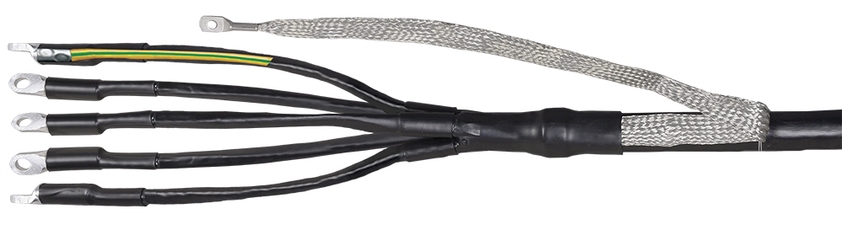 Муфта ПКВ(Н)тпбэ 5х150/240 с наконечниками ППД ПВХ/СПЭ изоляция 1кВ