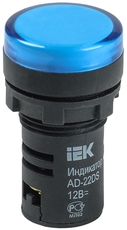 Лампа AD-22DS сигнальная синяя светодиодная