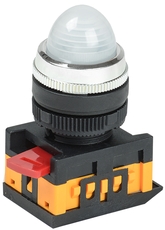 Лампа AL-22 сигнальная белая с подсветкой неон 240В