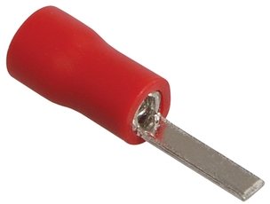 Наконечник плоский изолированный НпИш 0.5-1.5 красный (100шт)