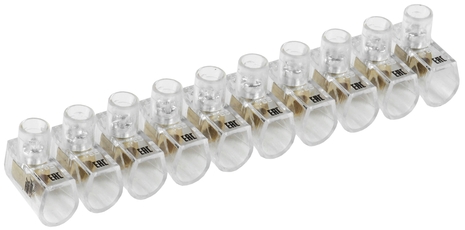 Зажим винтовой концевой изолированный КЗВИ 2.5мм2 10x1