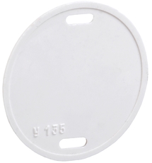 Бирка кабельная У-135 круг 55 мм