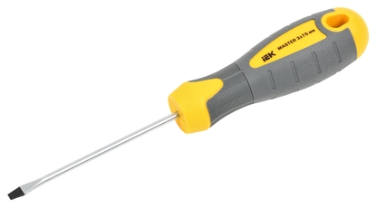 Отвертка шлицевая Master 3х75мм