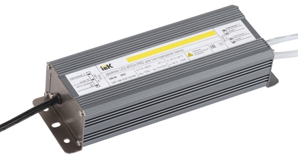 Драйвер светодиодный LED 100w 12v IP67 блок-шнур