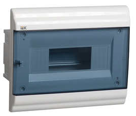 Щит распределительный встраиваемый ЩРв-П-9 пластиковый прозрачная дверь IP41 PRIME