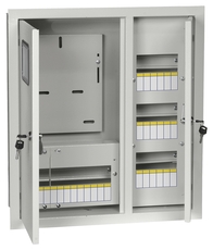 Щит учетно-распределительный встраиваемый ЩУРв-3/30зо-1 с окном с замком УХЛ3 IP31