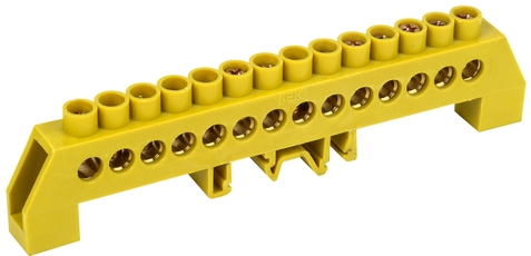 Шина PE земля комбинированный DIN-изолятор типа Стойка ШНИ-8х12-14-КС-Ж