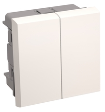 Выключатель проходной (переключатель) двухклавишный