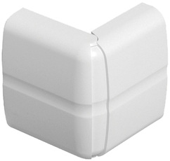 Угол внешний плинтусный 80х20 изменяемый ЭЛЕКОР