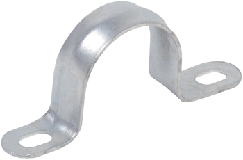 Скоба металлическая двухлапковая d=10-11мм