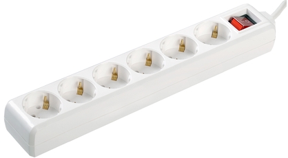 Удлинитель бытовой 6х3м с заземлением с выключателем 16А У06К