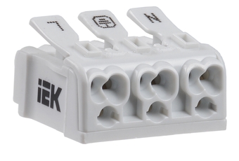 Клемма пружинная соединительная КСП3-L+N+PE