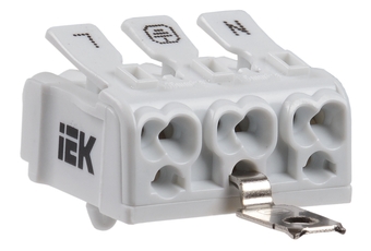 Клемма пружинная соединительная КСПнз3-L+N+PE