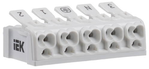 Клемма пружинная соединительная КСП5-3L+N+PE