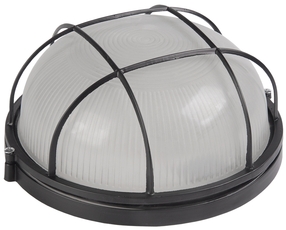 Светильник НПП-100w круглый термостойкий с решеткой IP54