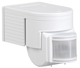 Датчик движения ИК настенный 1100w 180 гр. 12м IP44 белый