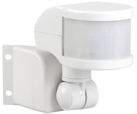 Датчик движения ИК угловой 1100w 270 гр. 12м IP44 белый