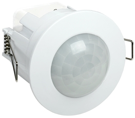 Датчик движения ИК встраиваемый 1200w 360 градусов 6м IP20 белый