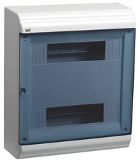 Щит распределительный навесной ЩРн-П-24 пластиковый прозрачная дверь IP41 PRIME