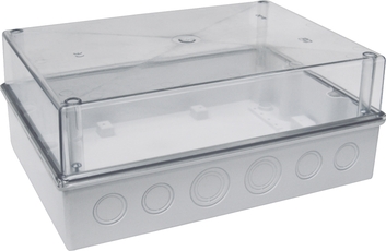 Корпус пластиковый 300х214х120 IP55 прозрачная крышка КМПн 5/16