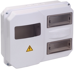 Щит учетно-распределительный навесной ЩУРн-П 1/12 IP55