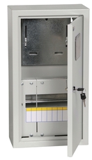 Щит учетно-распределительный навесной ЩУРн-1/9зо IP31 замок окно