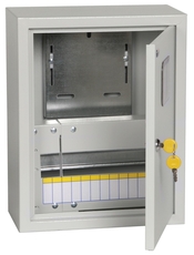 Щит учетно-распределительный навесной ЩУРн-1/12зо IP31 замок окно