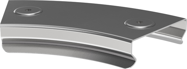 Крышка поворота плавного 45град 50мм IEK