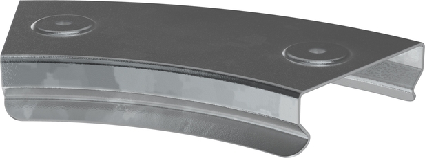 Крышка поворота плавного 45град 50мм HDZ IEK