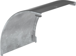 Крышка поворота плавного 90град верт. внешн. 100мм HDZ IEK