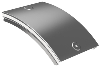 Крышка поворота плавного 45град верт. внешн. 100мм IEK