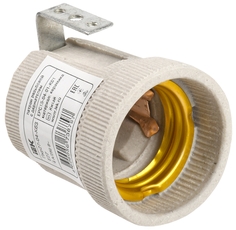 Патрон с держателем Пкр27-04-К63 Е27 керамика IEK