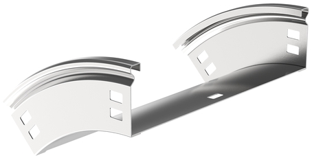 Поворот плавный 45град верт. внешний 50х200мм IEK