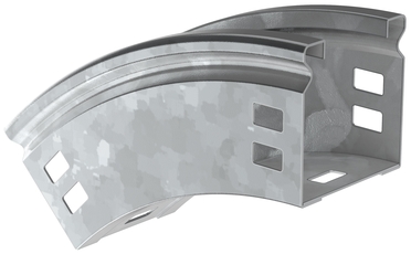 Поворот плавный 45град верт. внешний 50х50мм HDZ IEK