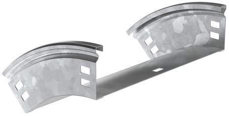 Поворот плавный 45град верт. внешний 50х200мм HDZ IEK