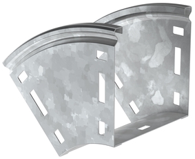 Поворот плавный 45град верт. внешний 80х80мм HDZ IEK