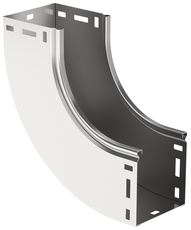 Поворот плавный 90град верт. внутренний 80х80мм IEK