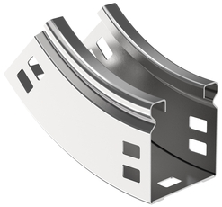 Поворот плавный 45град верт. внутренний 50х50мм IEK