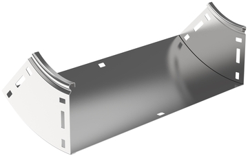 Поворот плавный 45град верт. внутренний 100х400мм IEK