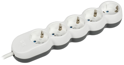 Удлинитель У05 5 мест 2P+PE/3м 3х1,5мм2 16А/250В UNO