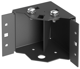 ITK by ZPAS Уголок цоколя h=100мм черн. (4шт/компл)