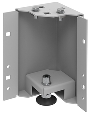 ITK by ZPAS Уголок цоколя h=200мм регул. сер. (4шт/компл)