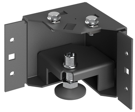 ITK by ZPAS Уголок цоколя h=100мм регул. черн. (4шт/компл)