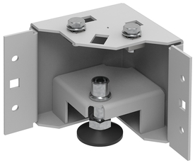ITK by ZPAS Уголок цоколя h=100мм регул. сер. (4шт/компл)