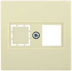 НK45-1-БК Накладка комп. RJ45 Cat5e/6 BOLERO кремовый IEK