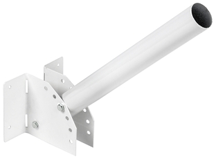 Кронштейн КР-4М D48 L500 рег.угол под монт.ленту белый IEK