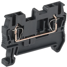 Клемма пружинная КПИ 2в-2,5 31А черная IEK